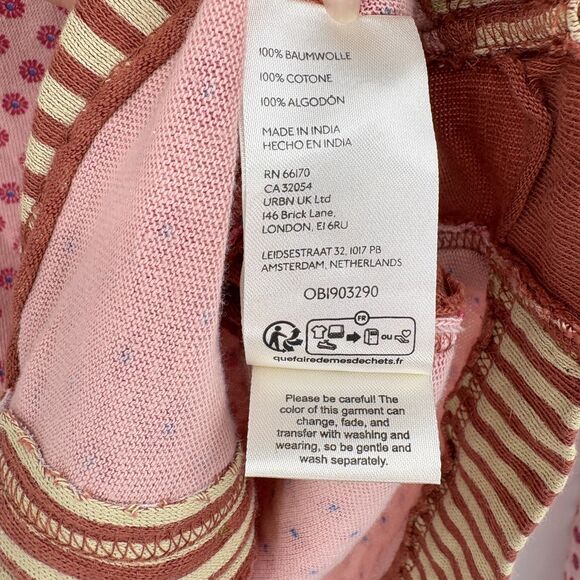 NWT Free People Instant Classic Long Sleeve Patchwork Tee, Sz XS, Button Up Boho - Picture 12 of 12